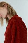 The New Society Tibet Woman Jumper Ruby Dusk