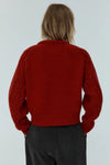 The New Society Tibet Woman Jumper Ruby Dusk