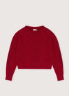 The New Society Tibet Woman Jumper Ruby Dusk