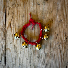  Cotton bell wristband - Red