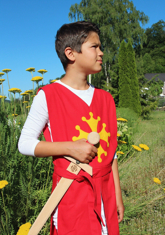 VAH Occitan Cross Tunic red and yellow