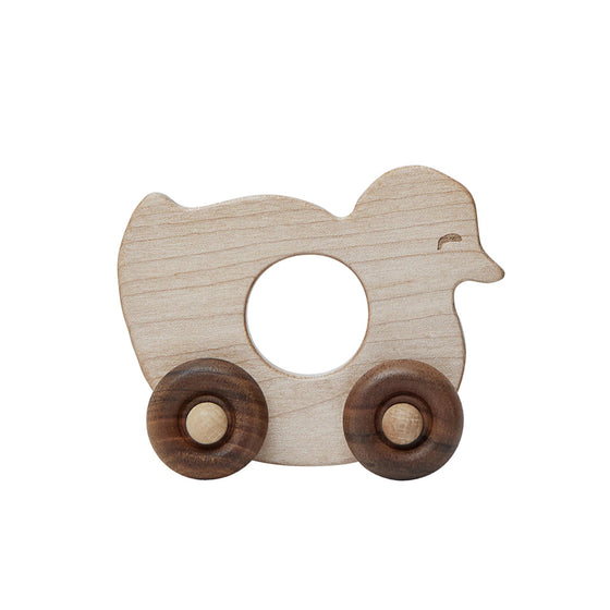 Wooden Baby Duck Car