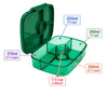 Yumbox Go 5 Sections - Lima Green