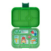 Yumbox Original 6 sections - Jurassic Green / Funny Monsters tray