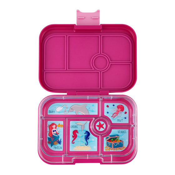 Yumbox Ireland Dublin Original 6 sections Malibu Purple Mermaid tray