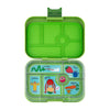 Yumbox Ireland Dublin Original 6 sections Matcha Green Funny Monsters tray