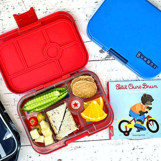 Yumbox Ireland Dublin Original 6 sections Roar Red Race Cars tray