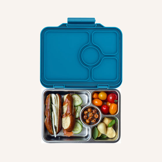 Yumbox Pret Stainless steel 4 sections Normandy Blue