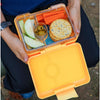 Yumbox Snack 3 sections - Yoyo Yellow / Shark tray