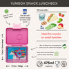 Yumbox Ireland Dublin Snack 3 sections Malibu Purple Magical Unicorn tray