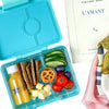 Yumbox Snack 3 sections Misty Aqua Rainbow tray