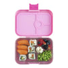 Yumbox Snack 3 sections - Powder Pink / Rainbow tray