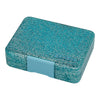 Yumbox Snack 3 sections - Twinkle Aqua Glitter/ Aqua clear tray