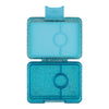 Yumbox Snack 3 sections - Twinkle Aqua Glitter/ Aqua clear tray