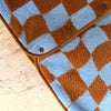 Women's Wool Teddy Vest - Sky/Caramel