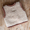 Baby Wool Teddy Vest - Oat