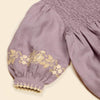 Baby Noemie Romper - Dusky Lavender
