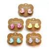 Heart Earrings - Various Colours
