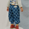 Murphy Checkerboard Balloon Denim Trouser
