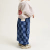 Murphy Checkerboard Balloon Denim Trouser