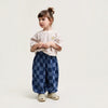 Murphy Checkerboard Balloon Denim Trouser