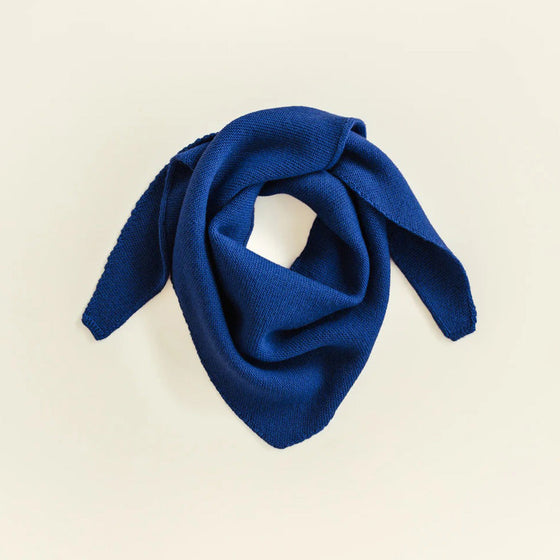hvid Triangle scarf Josephina Cobalt Blue