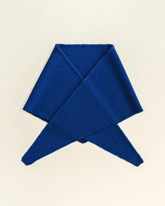 hvid Triangle scarf Josephina Cobalt Blue