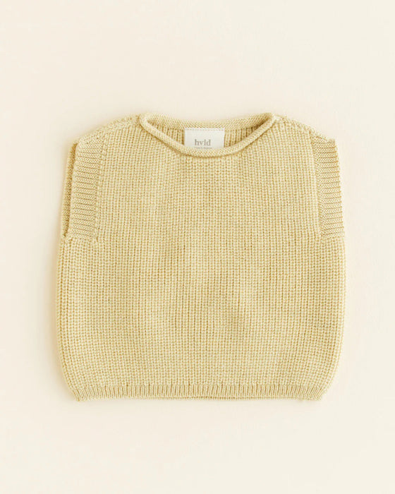 hvid Vest Harvey Baby Light Yellow