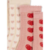 2 Pack Heart Jaquard Socks - Heart Mix