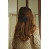 Rose Rouge Bow Hair Clips