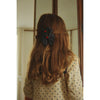 Rose Rouge Bow Hair Clips