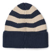 Ezra Beanie - Navy / Sandy Stripe