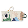 Fey Dino Roar Fabric Book - Dino Roar / Dove blue