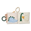 Fey Dino Roar Fabric Book - Dino Roar / Dove blue