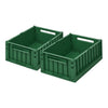 Weston Storage Box M 2-pack - Garden Green
