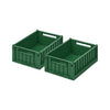 Weston Storage Box S 2-pack - Garden Green