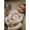 Milking It Onesie Oat (Enclosed feet)
