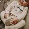Milking It Onesie Oat (Enclosed feet)