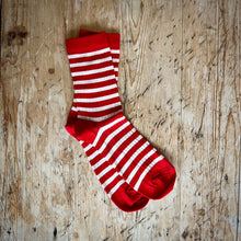  Adult Elis stripe socks - Tomato