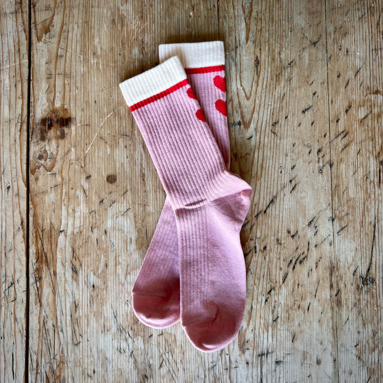 Barbaba socks - Silver Pink