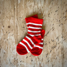  Elis stripe socks - Tomato