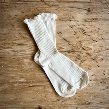  mp Denmark Julia lace socks snow white