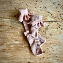  mp Denmark Lisa lace socks rose dust