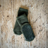 Wool socks anti slip - Ivy Green