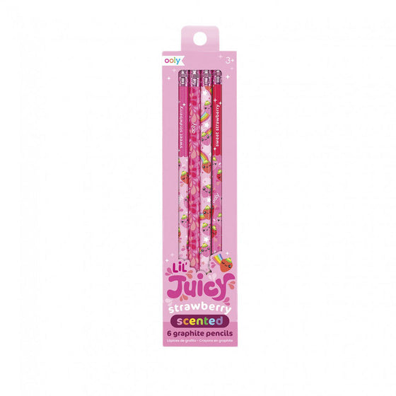 ooly Lil Juicy Scented Graphite Pencils Strawberry