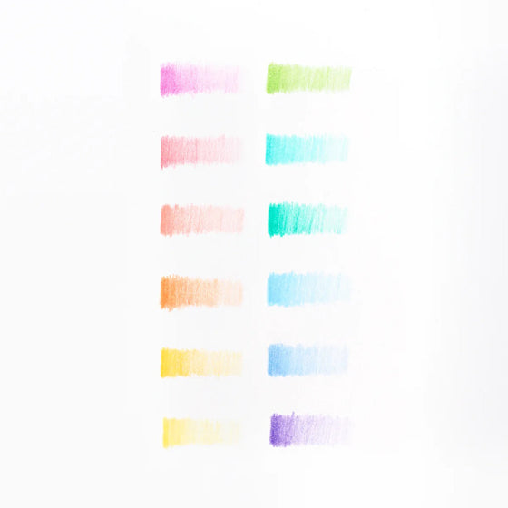 ooly Pastel Hues Colored Pencils Set of 12