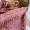 Organic Cotton Cellular Baby Blanket - Shaded Shell