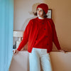 Adult Wool BEANIE - Red Scarlett
