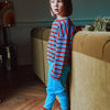 Oolong T-Shirt - Blue and Red Stripes