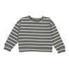 Oolong T-Shirt - Green and Ecru Stripes